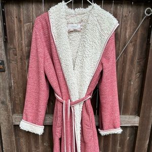 Pure and Good Sherpa lined bathrobe, size M/L